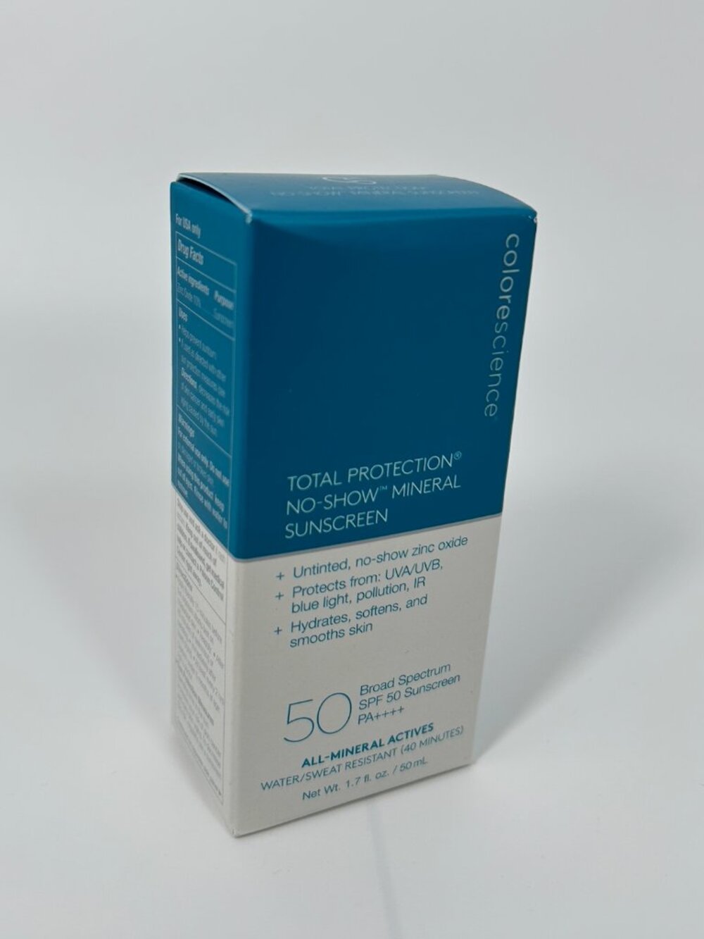 Colorescience Total Protection No Show Mineral Sunscreen SPF 50 Full Size NIB